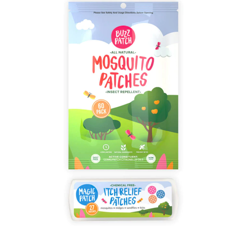 自然由来の虫除けスティッカー Buzz Patch Natural insect repellent