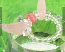 Load image into Gallery viewer, エンジェル リング 天使の羽根 パワーストーン リング(指輪) Angel wing ring Natural power stone ring