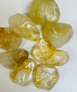 タンブル ストーン ナチュラルシトリン（希少）Crystal Tumble Stone Citrine natural