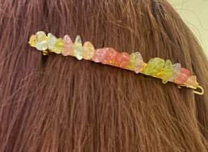 クリスタル カチューシャ（アメジスト小）Gemstone Crystal Headband