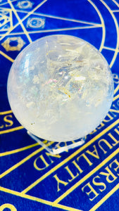 球体クリアクォーツＡ Clear Quartz Sphere A 太陽・月・パンドラ