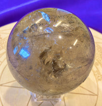 Load image into Gallery viewer, 球体スモーキークォーツ Smokey Quartz Sphere 冥王星・ペルセポネ・ドラゴンヘッド
