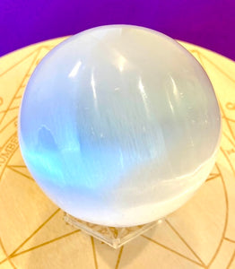 球体セレナイト Selenite Sphere 月・セレナ