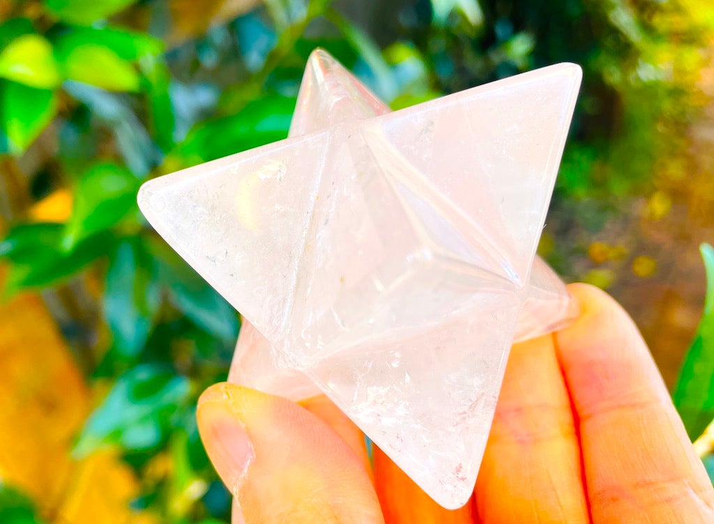 マカバ 水晶 (大) Merkaba Quartz Large – Aquarius Creation
