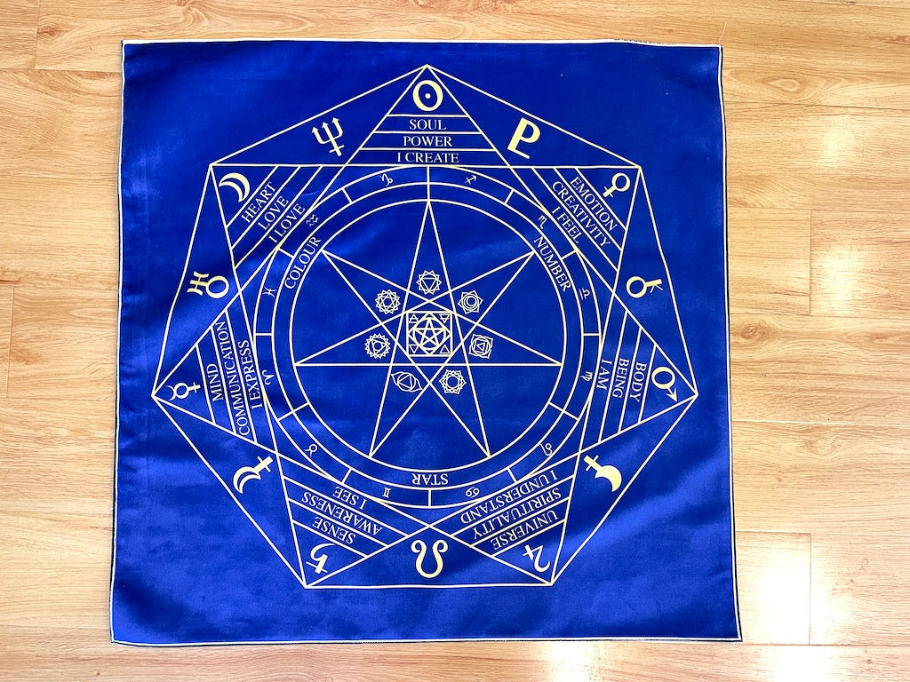 セプタグラムソウルジャーニーコーチングタロットクロスマット