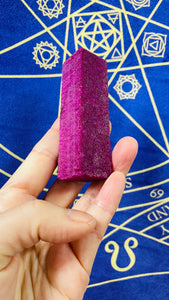 ７方向から運気を上げるクリスタルグリッド(ルビー）25cm Septagram Sacred geometry Crystal grid  crystals set