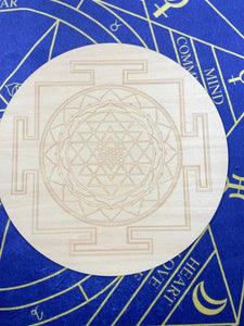 ７方向から運気を上げるクリスタルグリッド(ルビー）25cm Septagram Sacred geometry Crystal grid  crystals set