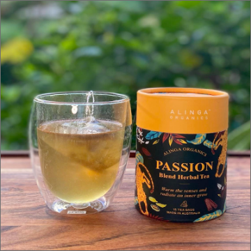 ブレンドハーバルティパッション　Blend Herbal Tea PASSION Alinga Organics