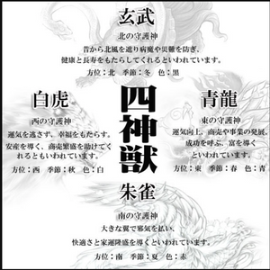 新クリスタル ブレスレット 四神の彫刻水晶　Japanese Traditional Four Gods Clear Quartz Bracelet