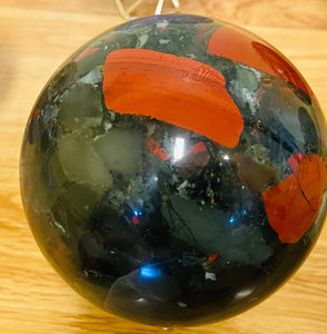 アフリカン ブラッド ストーン 球体（火星とジュノー）a5 African blood Stone sphere a5