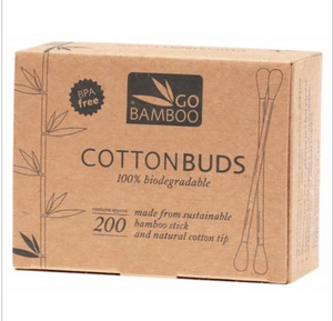 竹製綿棒 （BPAフリー） BAMBOO Cotton Buds 100% Biodegradable - 200