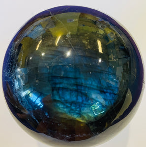 球体のクリスタル　ラブラドライト　Sphere 23