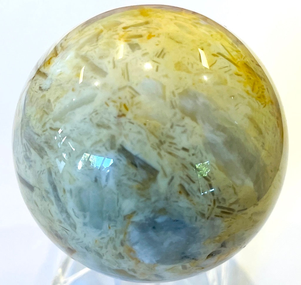 球体のクリスタル クレージーレースアゲート　Sphere 26