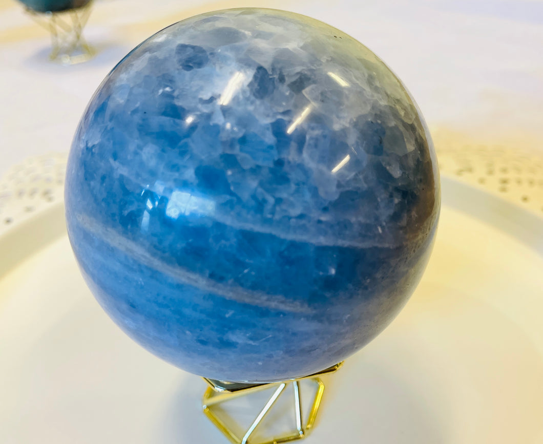 海王星のクリスタルセレスタイト球体スフィアA