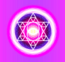 Load image into Gallery viewer, ソウルのオーラの色と核の形をビジュアライズしたThis is Meロゴ（バースチャートとソウルの核とオーラの色に関係する幾何学と天体の波動を内包）
