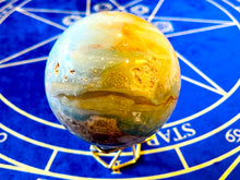 Load image into Gallery viewer, スカイブルーカリビアンカルサイトソフィア球体 sky blue quartz ball Caribbean calcite sphere
