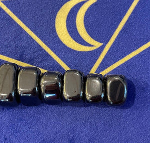 クリスタル タンブル ストーン ヘマタイト マグネット (m) Crystal Tumbled Stone Hematite magnet M