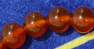 ビーズ カーネリアン 8ミリ 10粒 Beads Carnelian 8mm (set of 5)