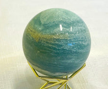 Load image into Gallery viewer, 天王星のクリスタル　カリビアンカルスカイブルーカルサイト　B　球体のクリスタル　Caribbean Calcite sphere
