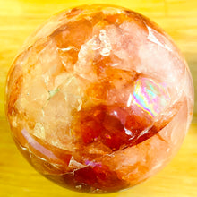 Load image into Gallery viewer, ファイアークォーツ 球体　（太陽とパンドラ）ラージ　Fire Quartz
