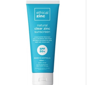 エチカル ナチュラル クリア ジンク サンスクリーン５０＋　 ETHICAL ZINC Natural Clear Zinc Sunscreen SPF 50+ 100ml