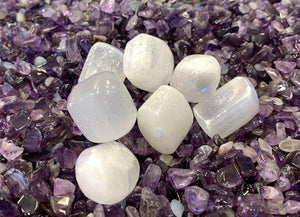 クリスタル タンブル ストーン セレナイト Crystal Tumbled Stone Selenite